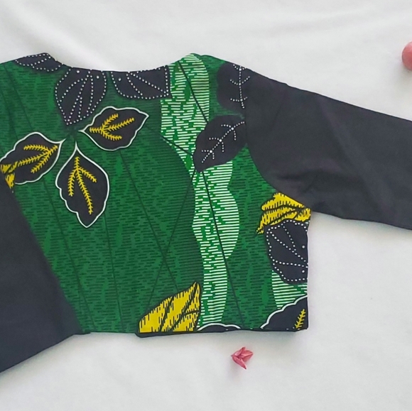 African Print Set Dress & Jacket Size 3-4 Nwot - Picture 5 of 6